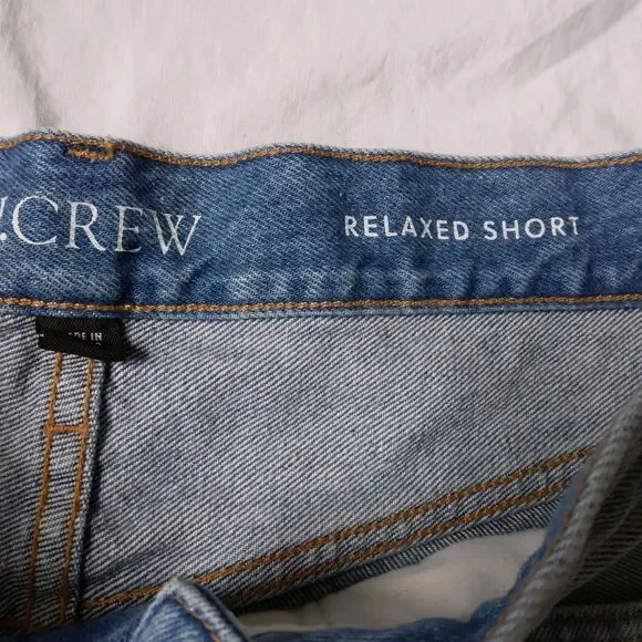 J. Crew Denim Relaxed Short Denim Casual Womens Size 27 - Picture 5 of 9